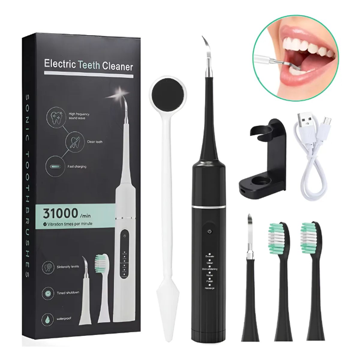 GENERICO - Limpiador De Dientes Quita Sarro Limpieza Removedor De Sarro