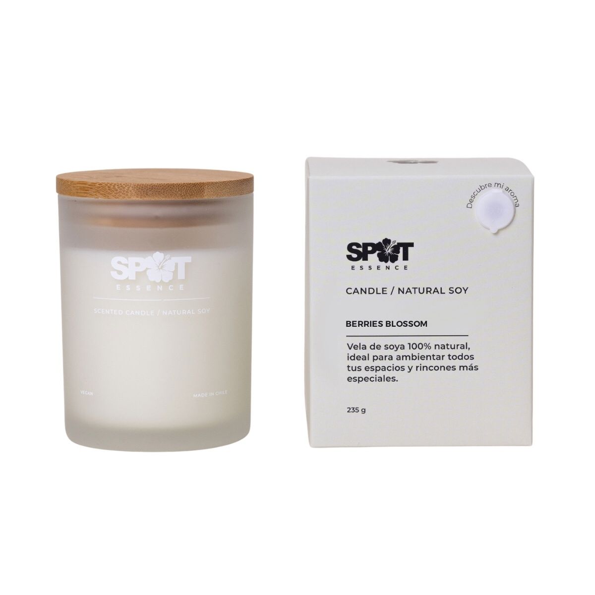 SPOT ESSENCE - Vela de Soya 220gr Berries Blossom