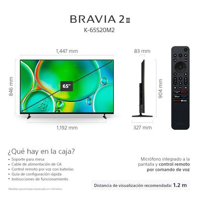 Imagen 2 del producto LED Smart TV 65"" Bravia 2 II K-65S20M2