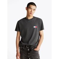 Polera Heritage Flag Logo Negro Tommy Jeans