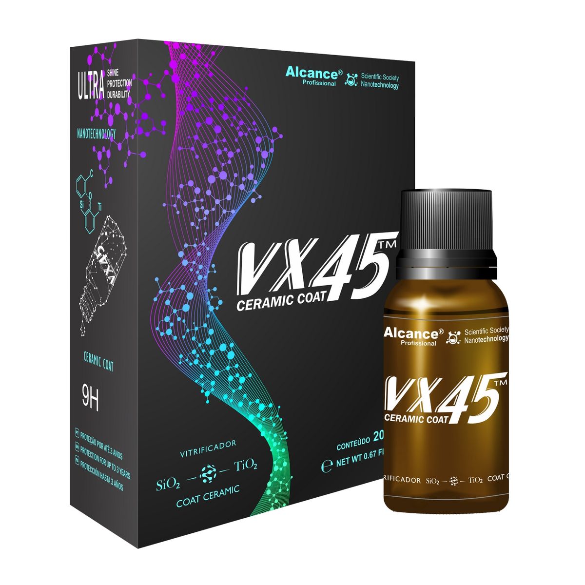 ALCANCE - VX45 - Sellador cerámico para carrocería - 20ml