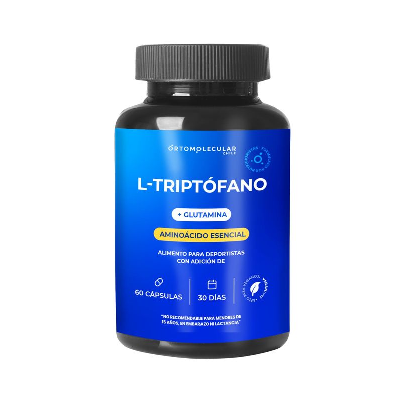 ORTOMOLECULAR - L-triptofano + Glutamina 60 Capsulas Ortomolecular