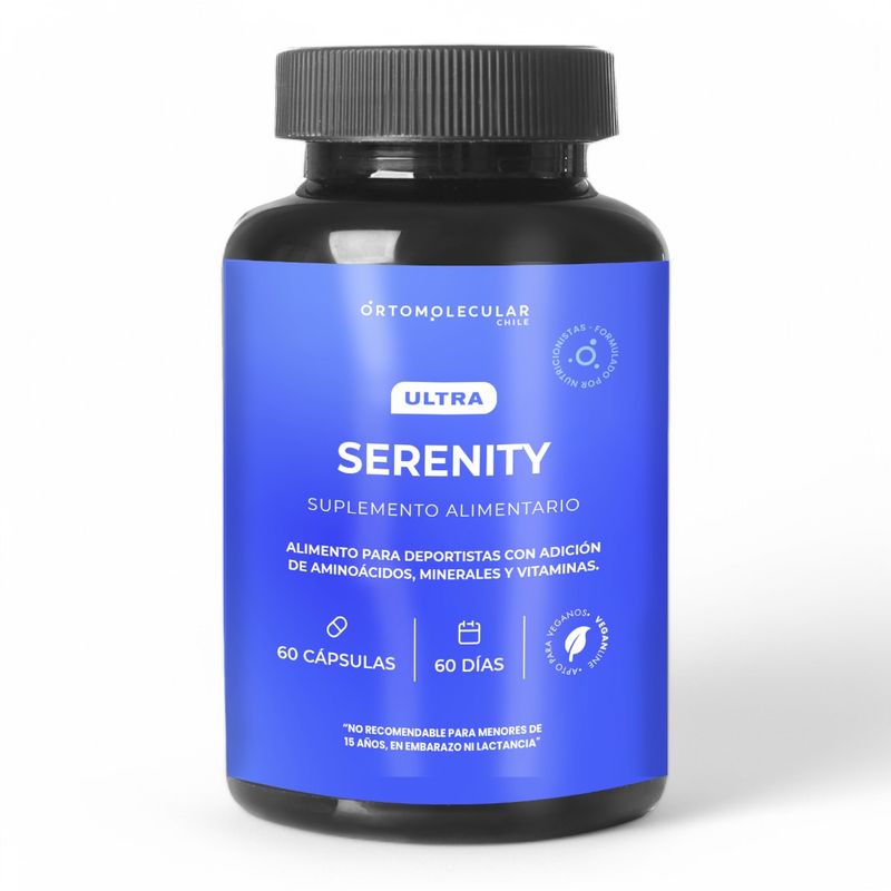 ORTOMOLECULAR - Ultra Serenity Vegano 60 Capsulas Ortomolecular