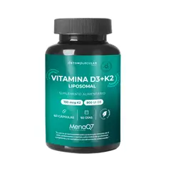 ORTOMOLECULAR - Vitamina D3+K2 MenaQ7 Liposomal 60 Capsulas