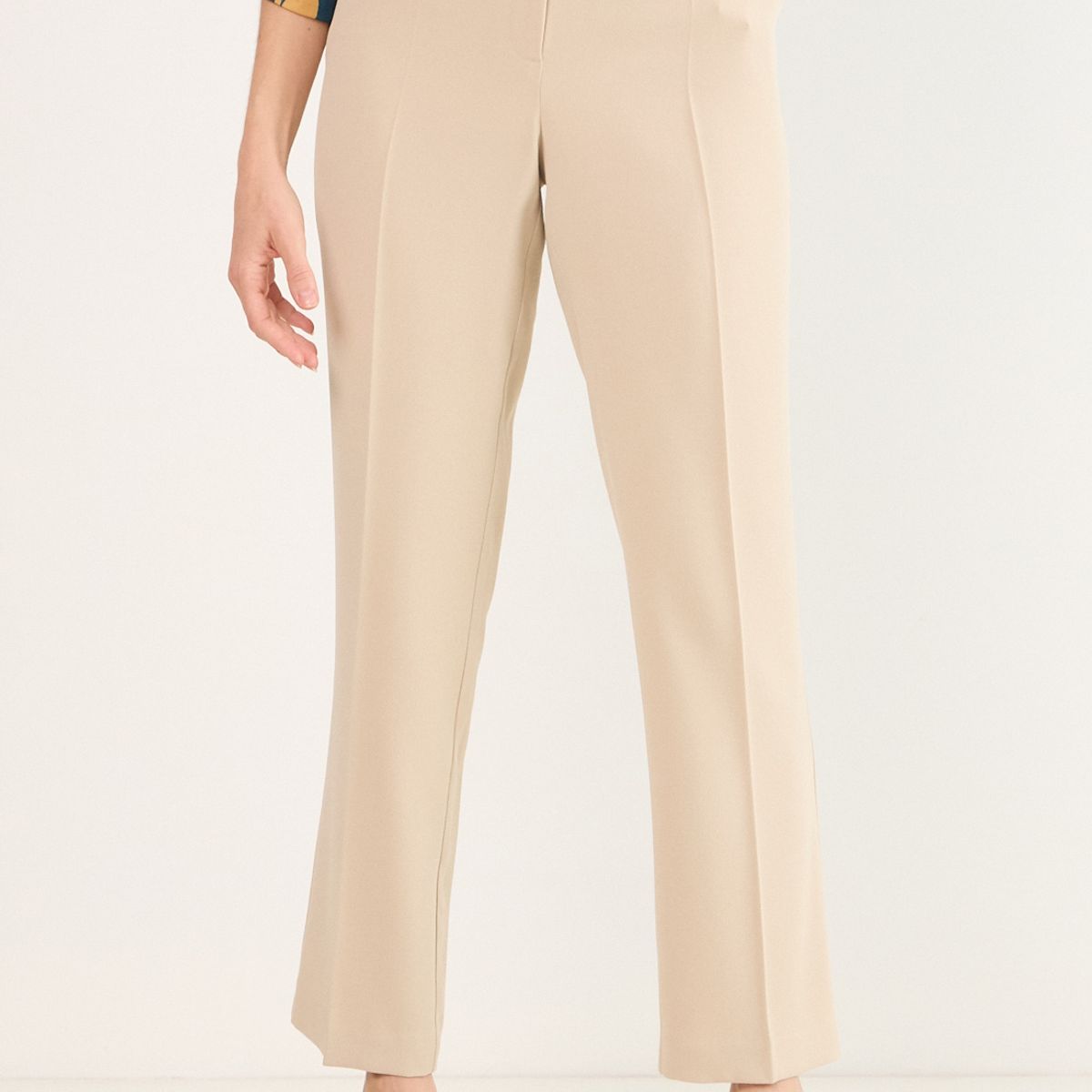 MA GRIFFE - Pantalon Mujer Beige Magriffe