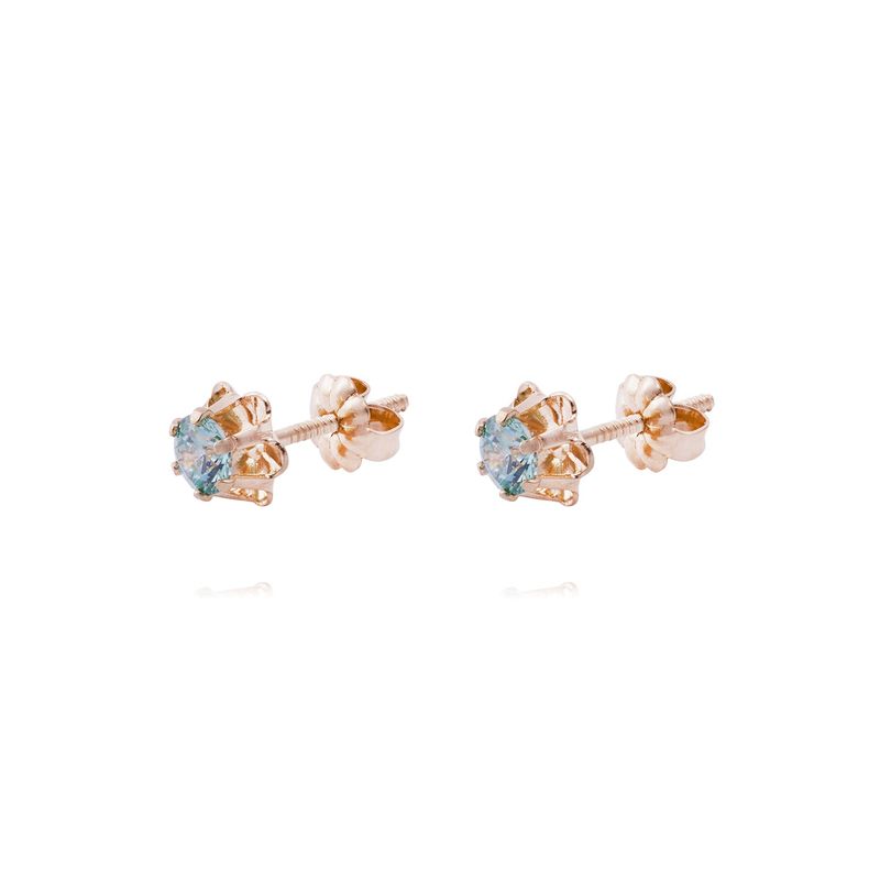 JB JOYAS BARON - Aros Oro Miel 18kt Verde Menta 4mm