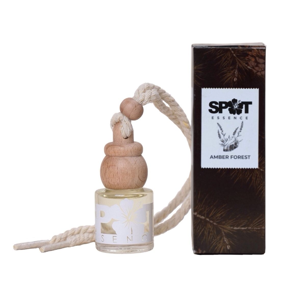 SPOT ESSENCE - Aromatizador de Auto 8ml Amber Forest Spot Essence