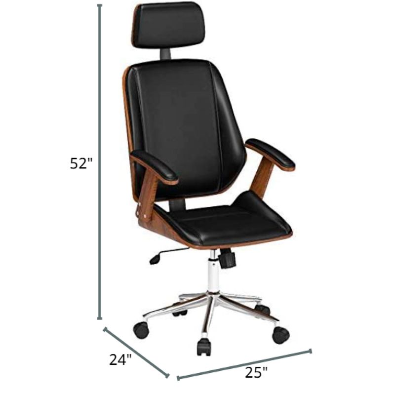 HABITA2 CHILE - Silla Escritorio Ejecutiva Taylor Negra