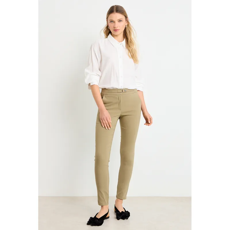 ASH - Pantalon Mujer Beige Ash