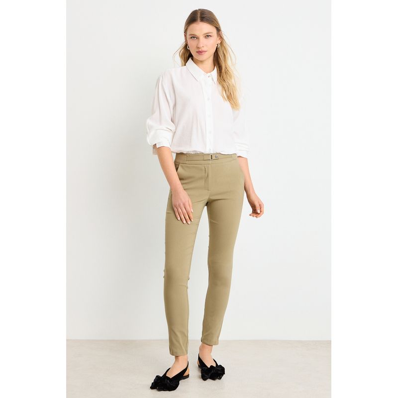 ASH - Pantalon Mujer Beige Ash