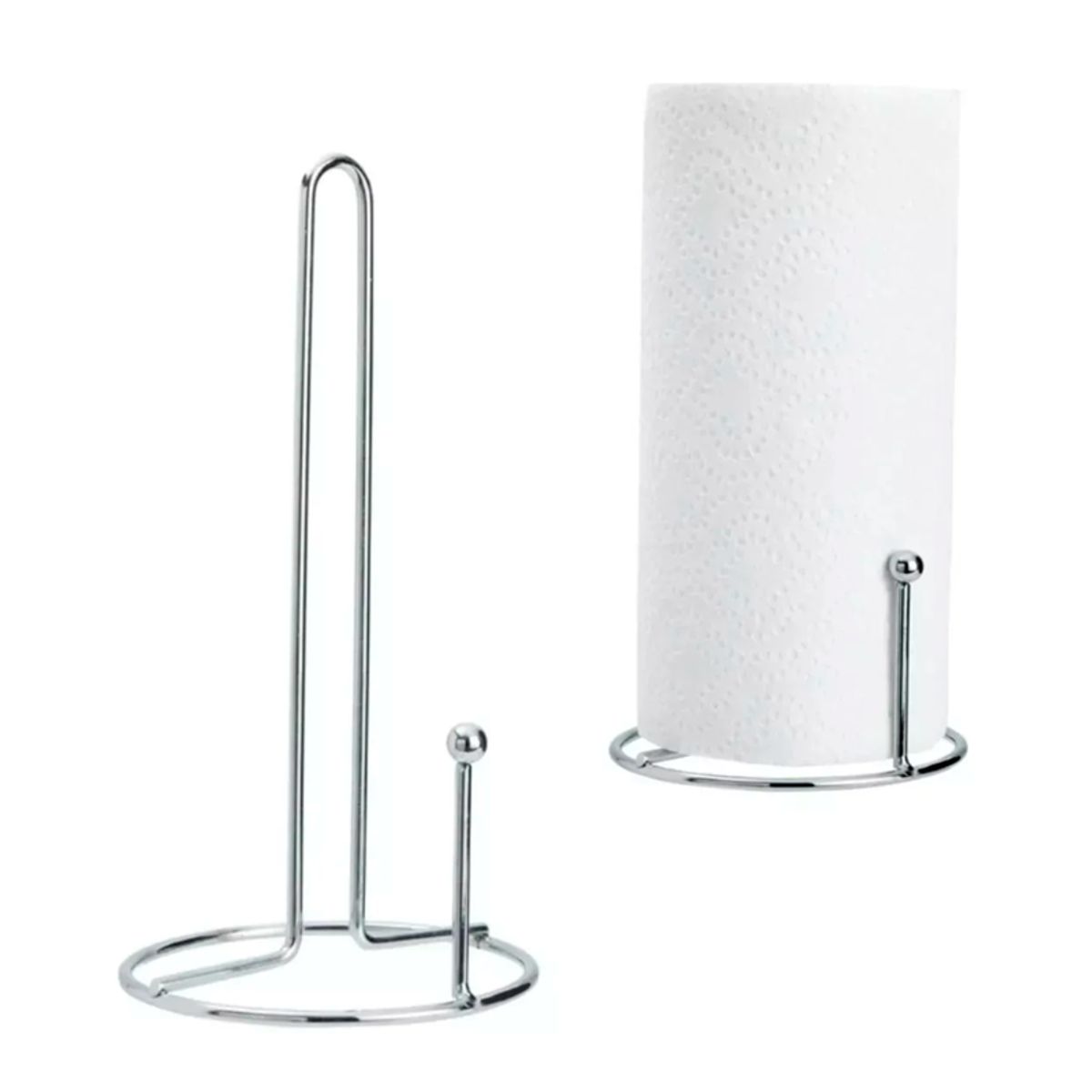 WAKESHOME - Porta Nova Soporte Metálico De Toallas De Papel Wakeshome