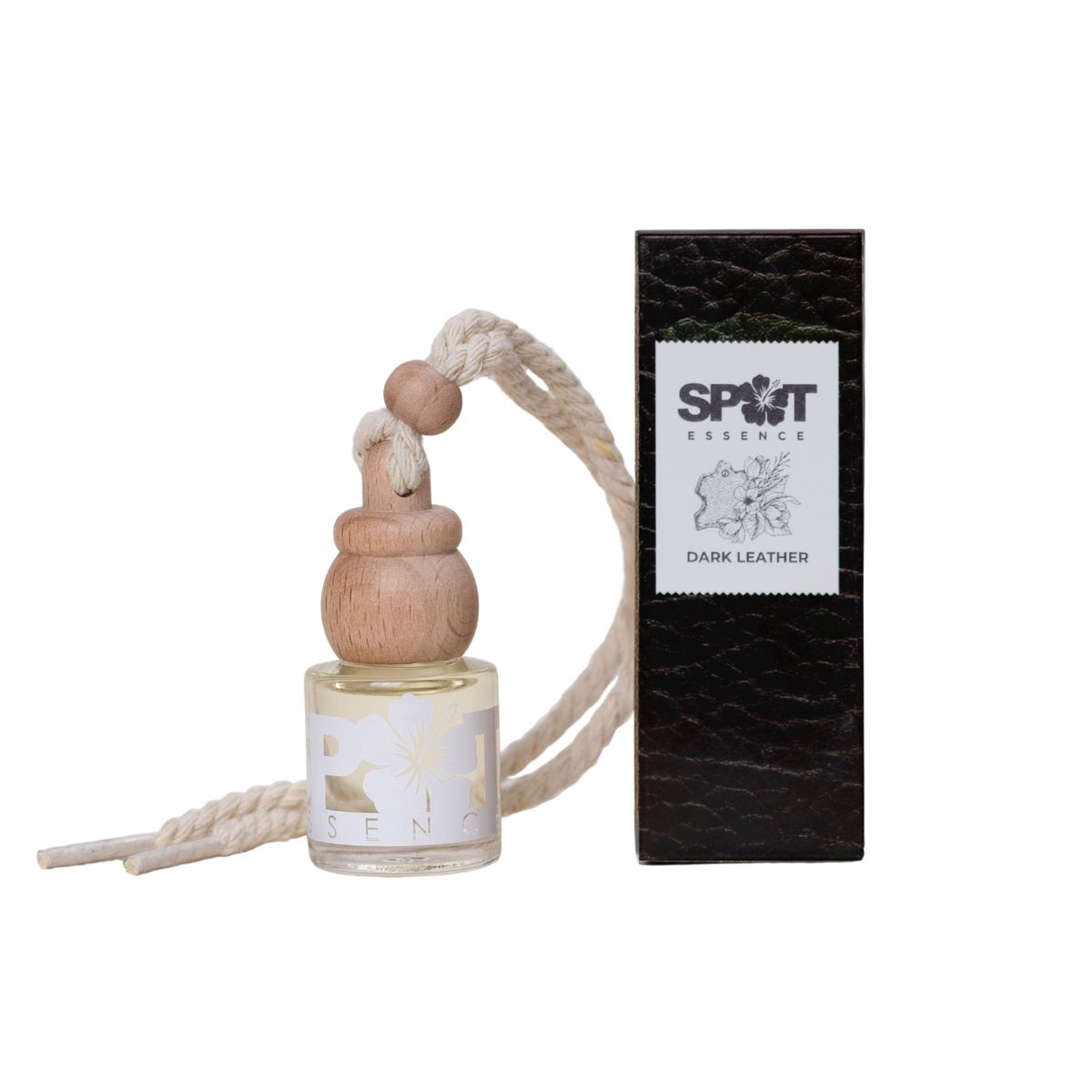 SPOT ESSENCE - Aromatizador de Auto 8ml Dark Leather Spot Essence