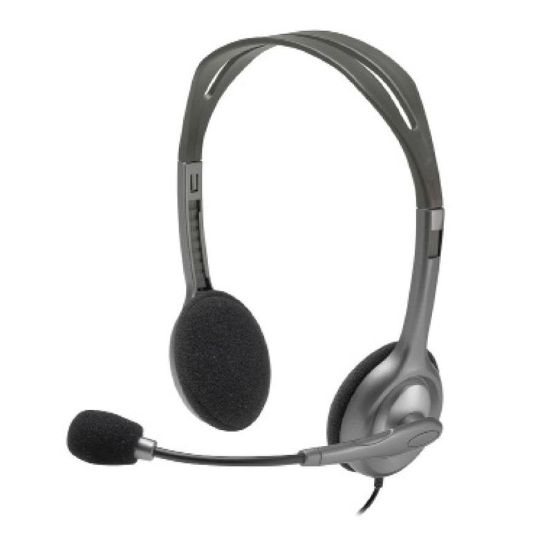LOGITECH - Audifonos Logitech Stereo Headset H111 On-Ear - Negro