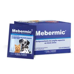 DRAG PHARMA - MEBERMIC ANTIPARASITOS INTERNOS CAJA X50 COMPRIMIDOS