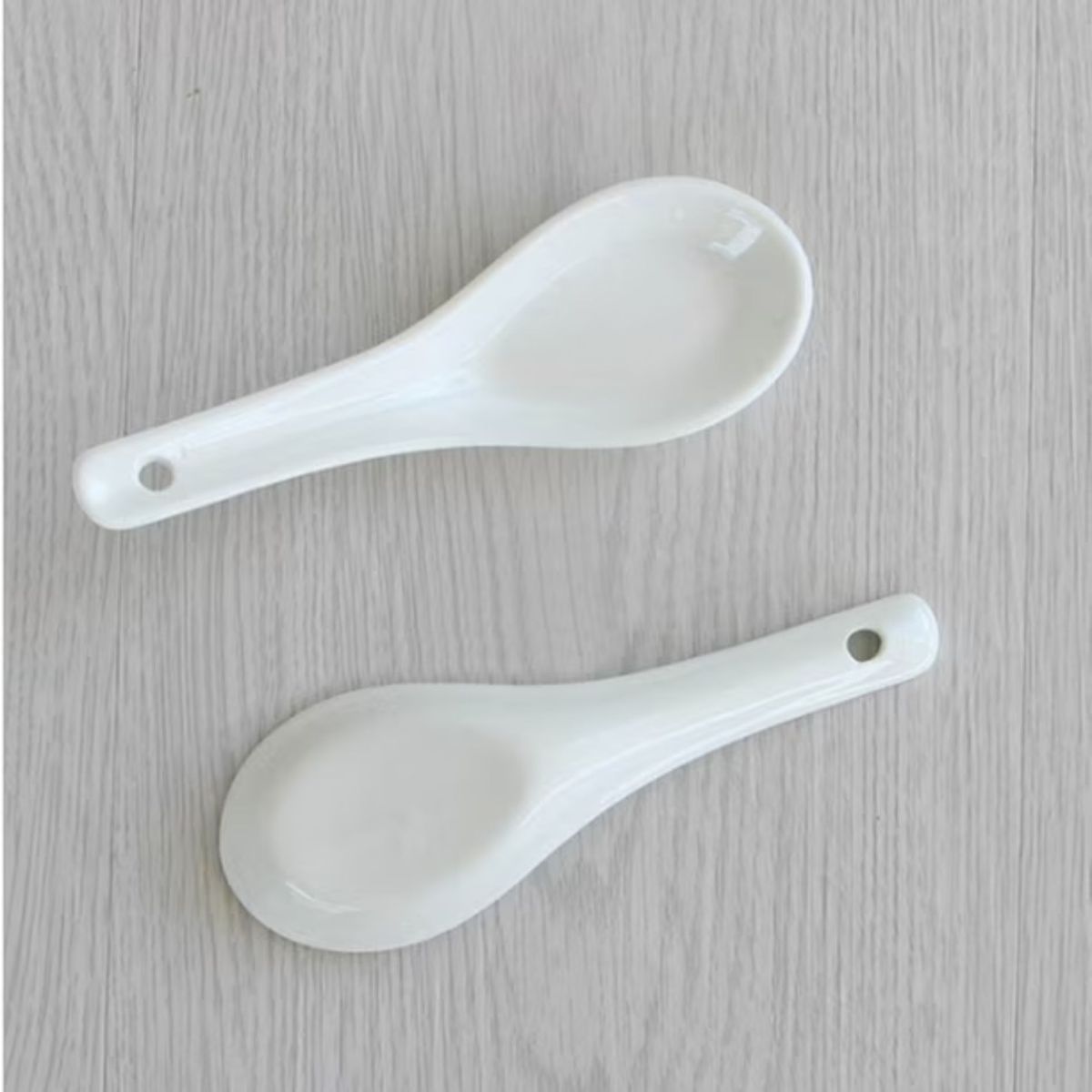 GENERICO - Pack 12 Cucharas Coctel Ceviche Loza 14cm