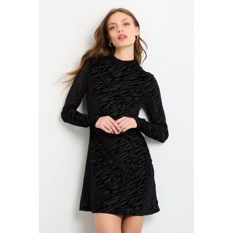 IO - Vestido Corto Mujer Negro IO