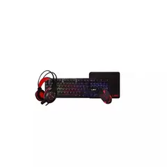 LBN - Kit Gamer 4 en 1 Teclado+MOUSE+Audífonos+Mouse Pad