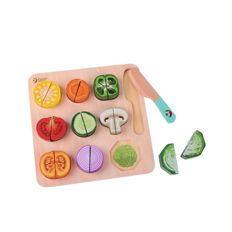 MASTER WISE - Puzzle tabla  de madera para Cortar Verduras