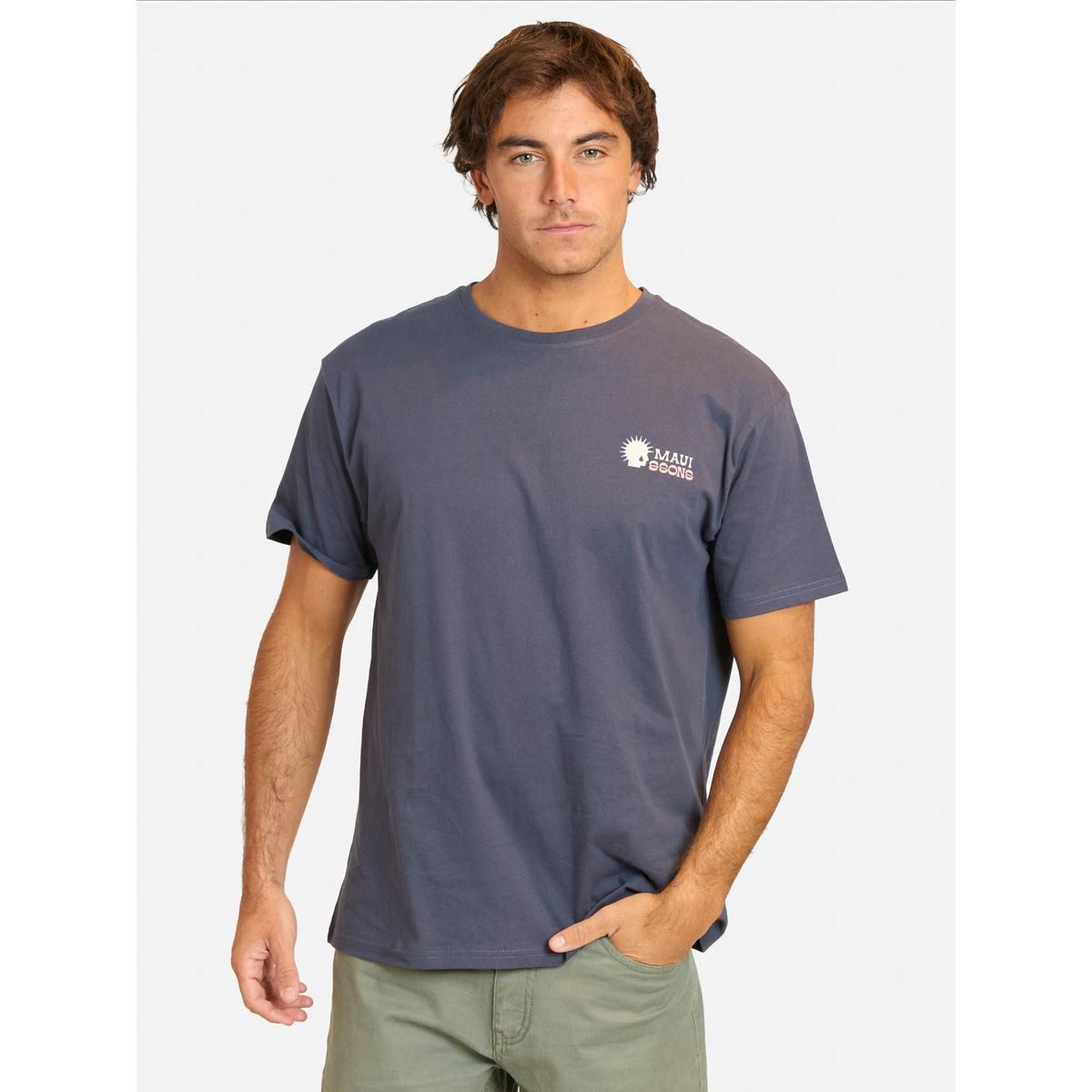 MAUI AND SONS - Polera MC Bafin Azul Hombre Maui And Sons - Azul