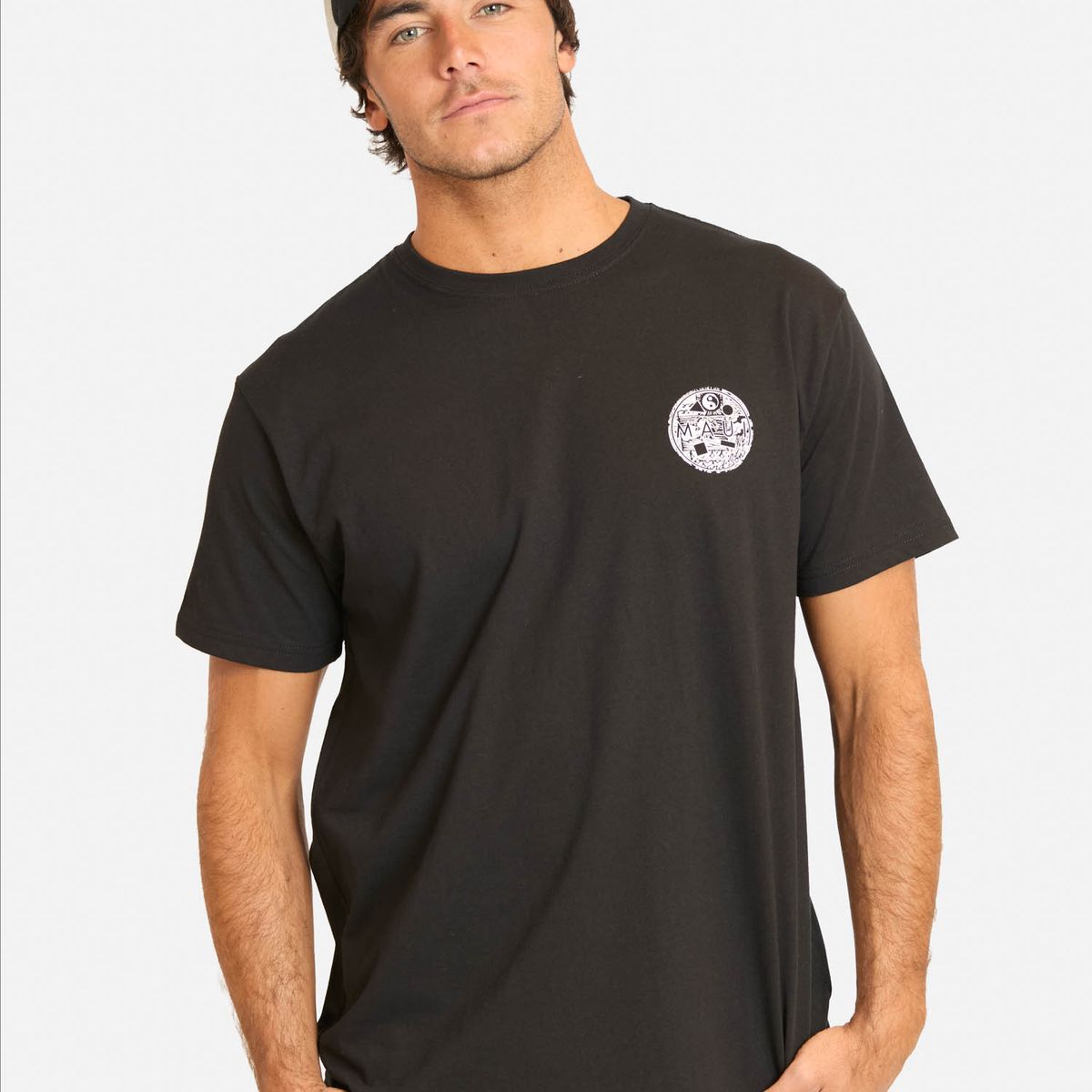 MAUI AND SONS - Polera MC Bijuh Negro Hombre Maui And Sons - Negro