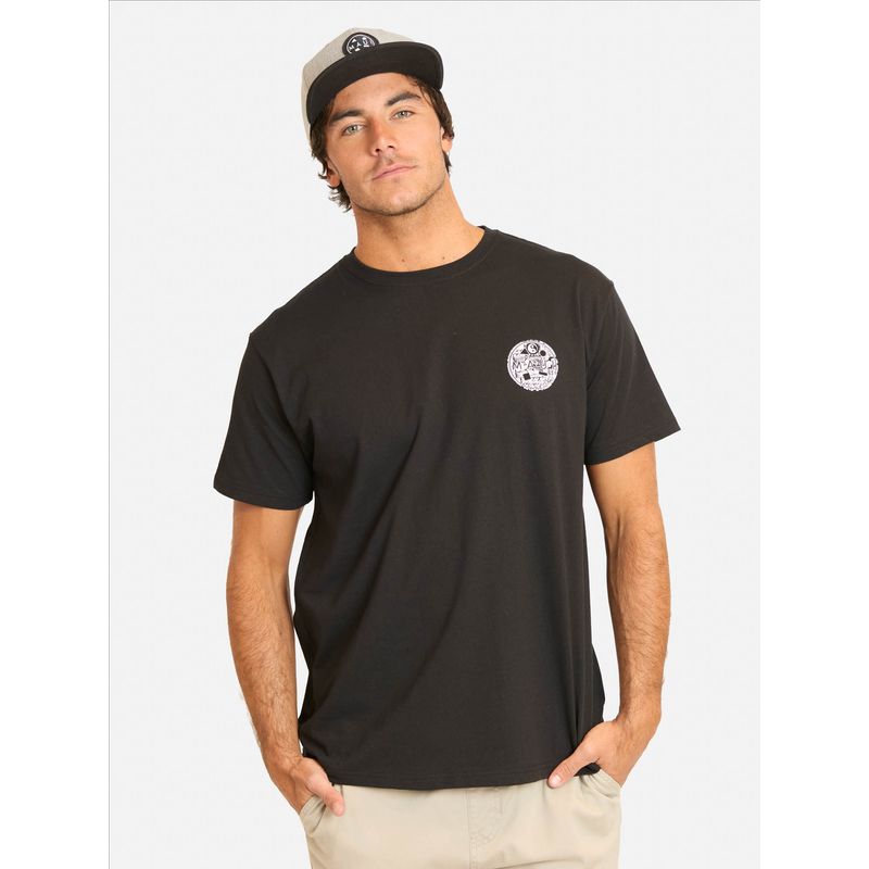 MAUI AND SONS - Polera MC Bijuh Negro Hombre Maui And Sons - Negro