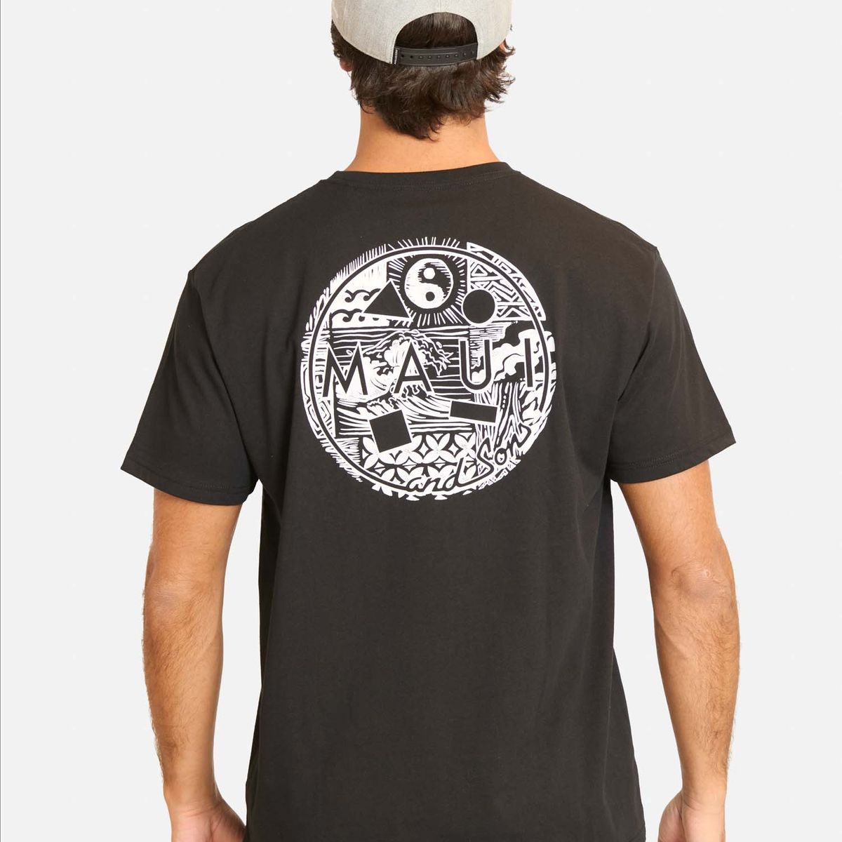 MAUI AND SONS - Polera MC Bijuh Negro Hombre Maui And Sons - Negro