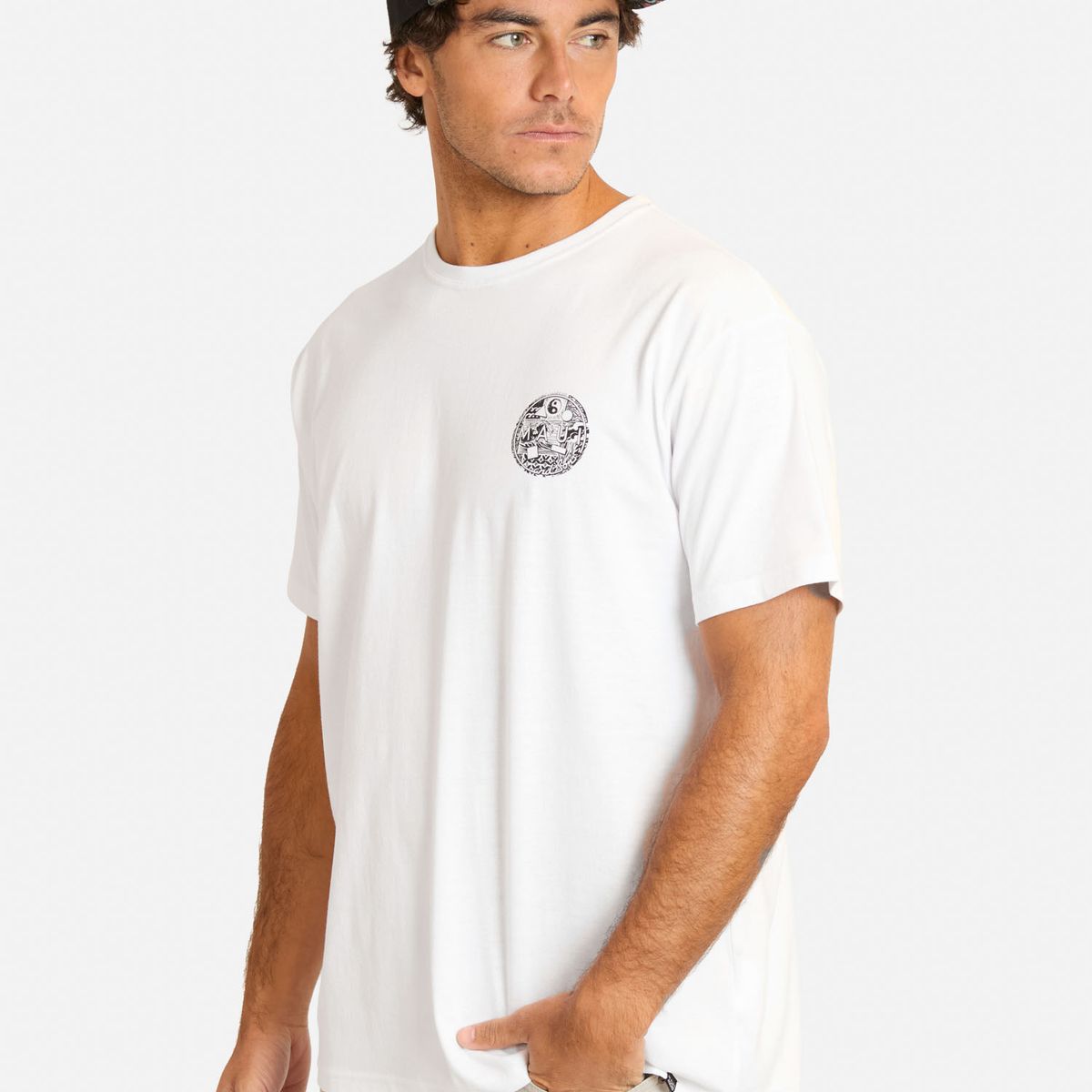 MAUI AND SONS - Polera MC Bijuh Blanco Hombre Maui And Sons - Blanco