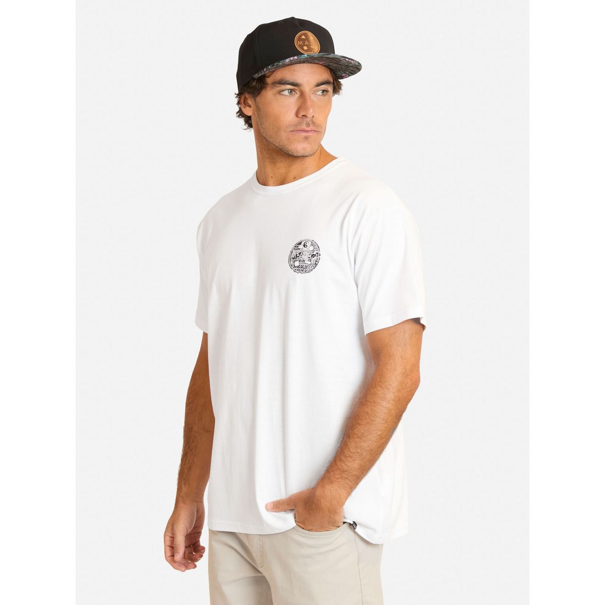 MAUI AND SONS - Polera MC Bijuh Blanco Hombre Maui And Sons - Blanco