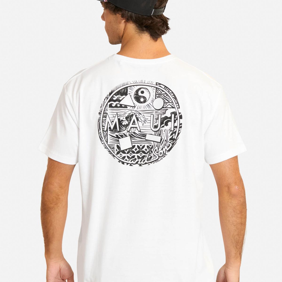 MAUI AND SONS - Polera MC Bijuh Blanco Hombre Maui And Sons - Blanco