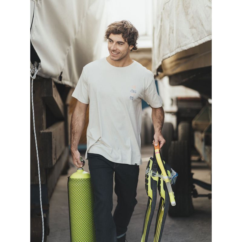 MAUI AND SONS - Polera MC Baniw Beige Hombre Maui And Sons - Beige