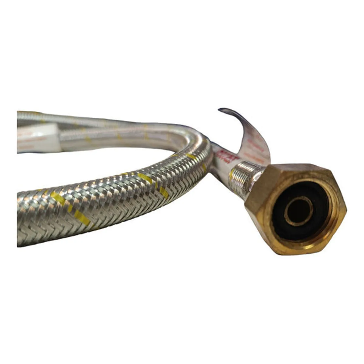 GENERICO - Flexible Gas Codo Certificado Sec  1/2  x  1/2    HI HI