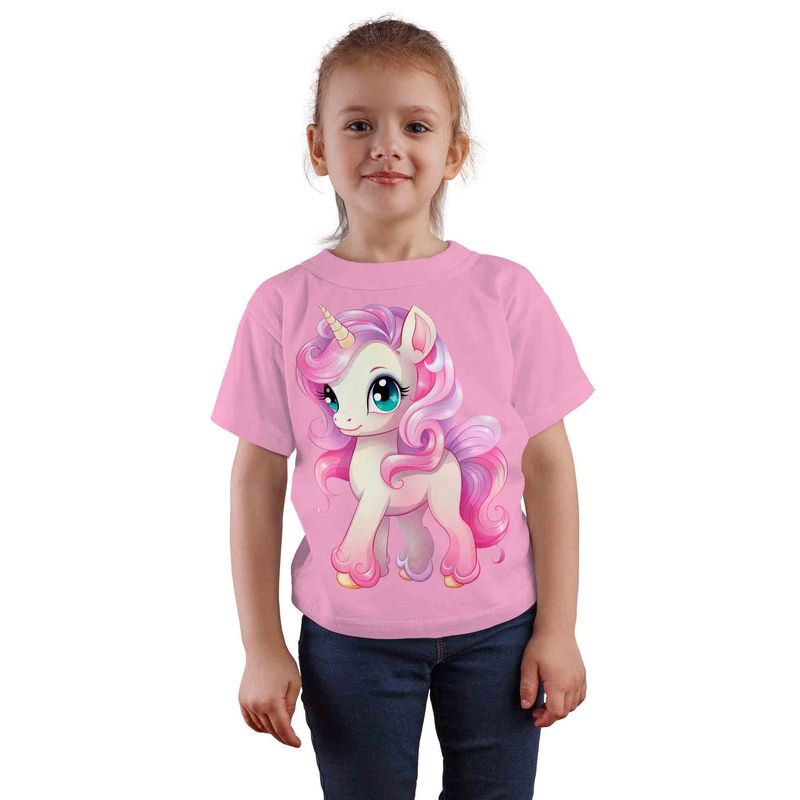 ESTAMPA MANIA - Polera Infantil Unicornio RD1