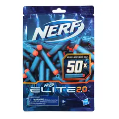 NERF - Lanzador Elite Repuest0 50 Dardos 2.0