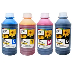 GENERICO - Pack botellas tinta alternativa 1 LT BK-C-M-Y