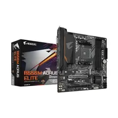AORUS - Placa Madre B550M Elite AM4 DDR4 M2 mATX