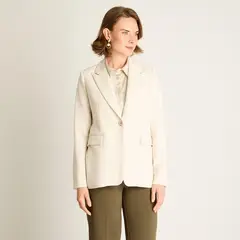 LORENZO DI PONTTI - Blazer Arena con Forro y Puño Interior Estampado
