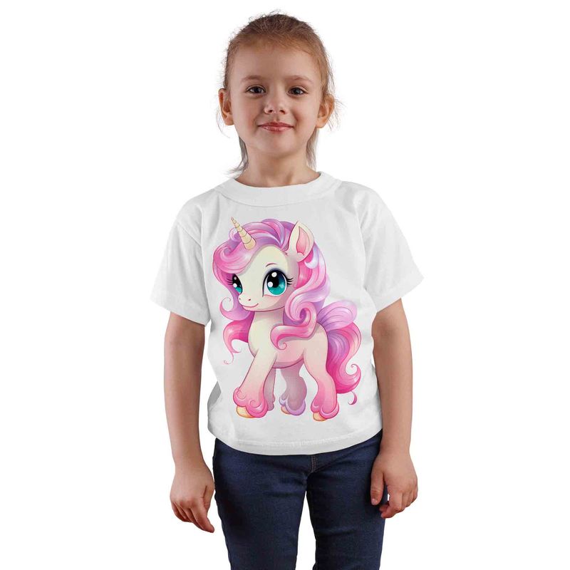 ESTAMPA MANIA - Polera Infantil Unicornio BD1