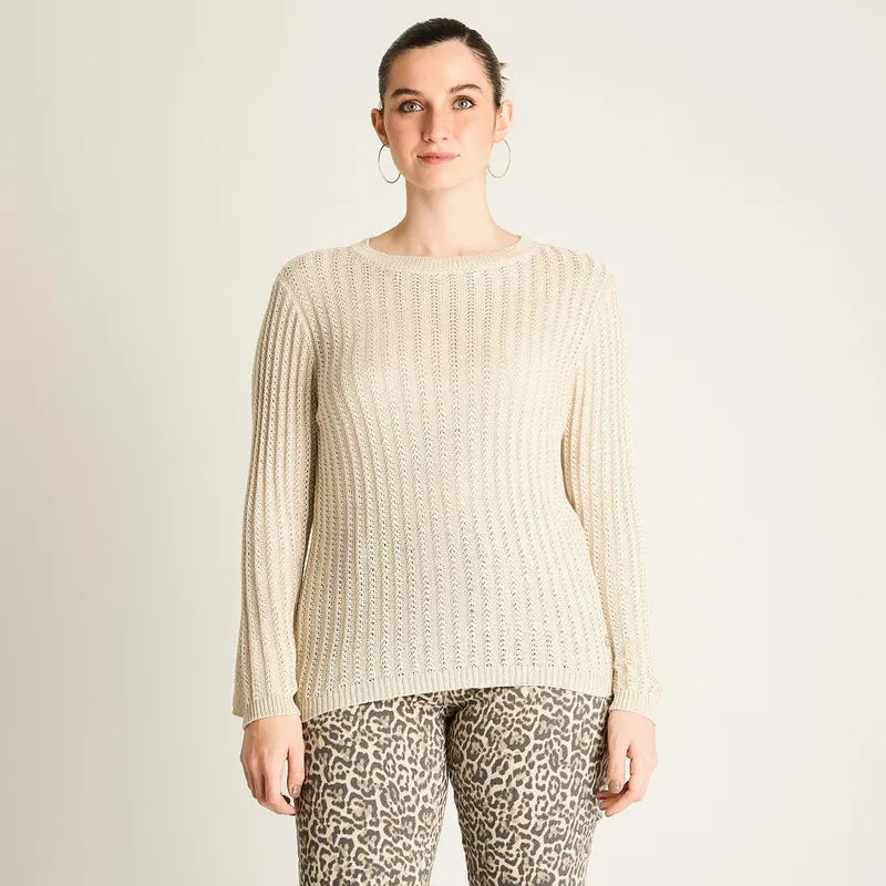 LORENZO DI PONTTI - Sweater Beige Liviano