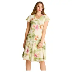 LORENZO DI PONTTI - Vestido Midi Mujer Verde