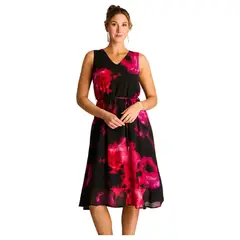 LORENZO DI PONTTI - Vestido Midi Estampado Fiesta Floral