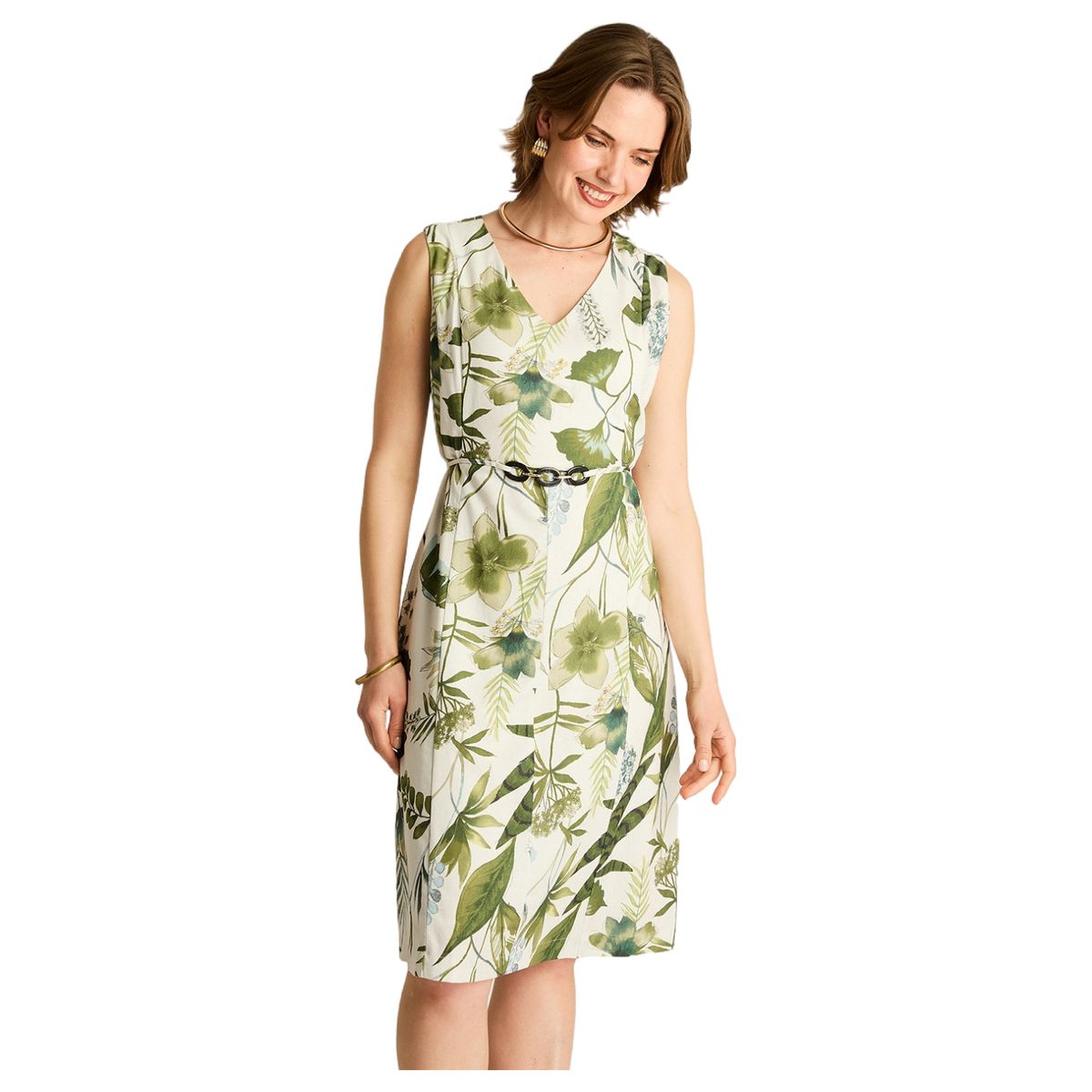 LORENZO DI PONTTI - Vestido Lino Mujer