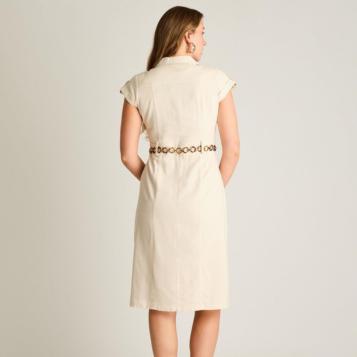 LORENZO DI PONTTI - Vestido Lino Mujer