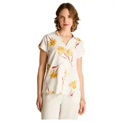 LORENZO DI PONTTI - Blusa Mostaza Frescura Natural y Estilo Relajado