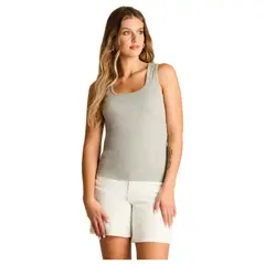 LORENZO DI PONTTI - Polera Sin Mangas Mujer Gris