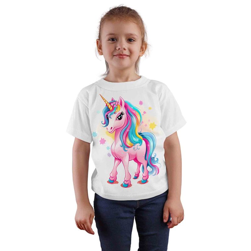 ESTAMPA MANIA - Polera Infantil Unicornio BD2