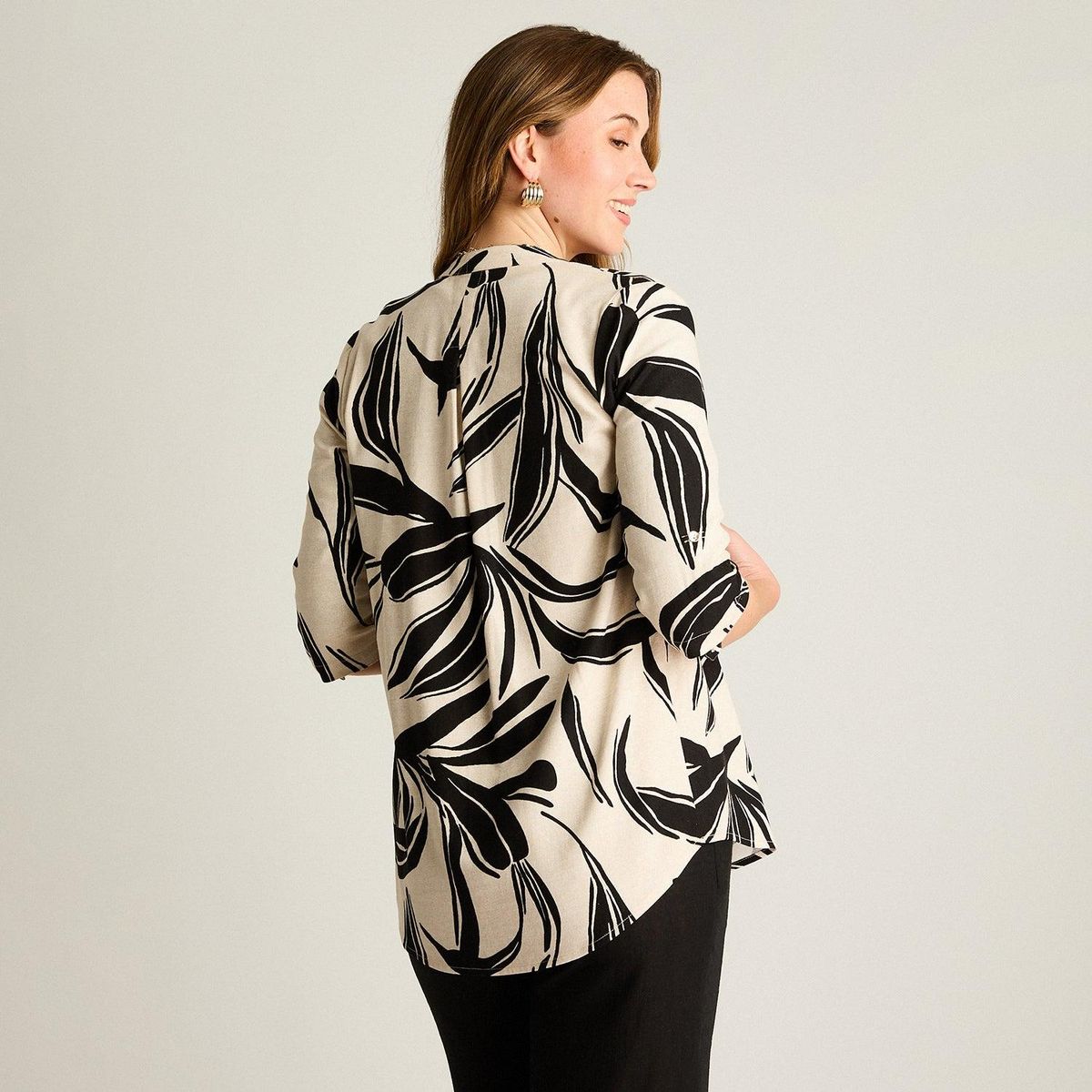 LORENZO DI PONTTI - Blusa Lino Mujer