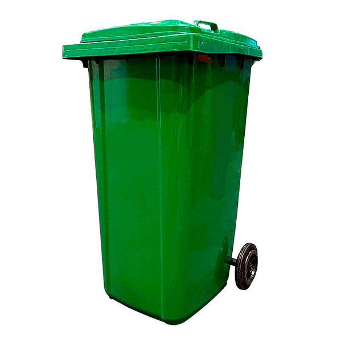 GENERICO - Contenedor de basura Plástico 240 Litros Color Verde