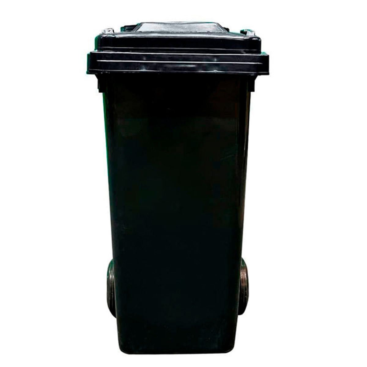 GENERICO - Contenedor de basura Plástico 240 Litros Color Gris Oscuro