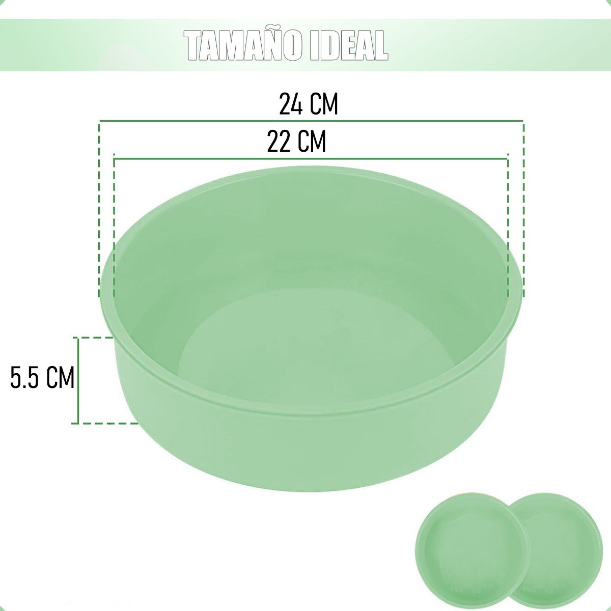 Molde Torta Redondo Molde Queque Molde Silicona Reposteria, marca GENERICO - Foto 2