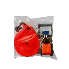 GENERICO - Pack 6 Eslingas De Amarre Con Ratchet De 9 Metros Para 5000kg